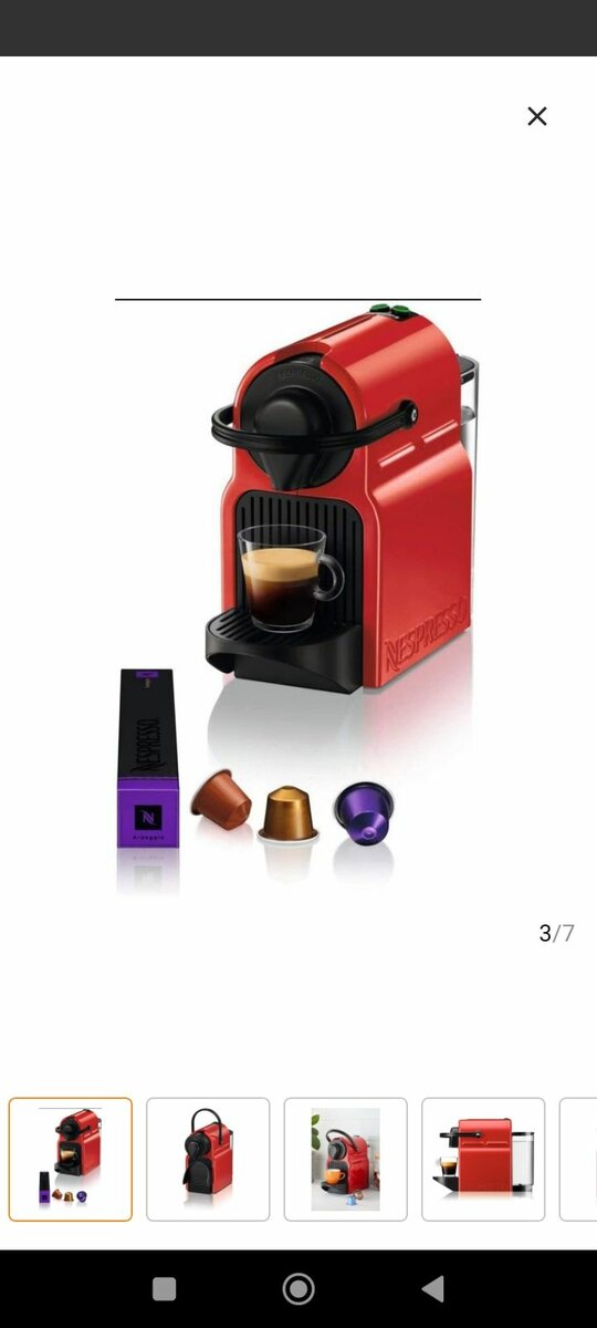 Machine Nespresso Inissia