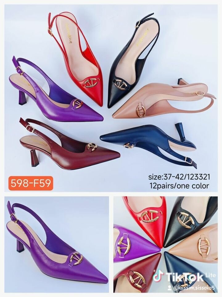 Escarpins élégants talon moyen