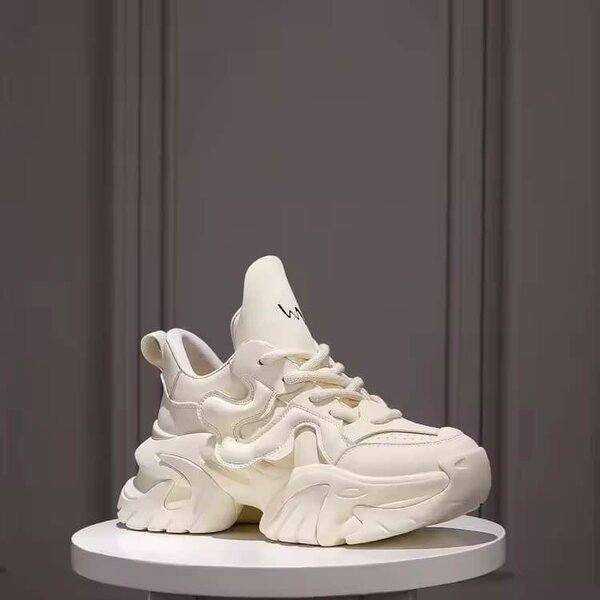 Baskets mode chunky colorées