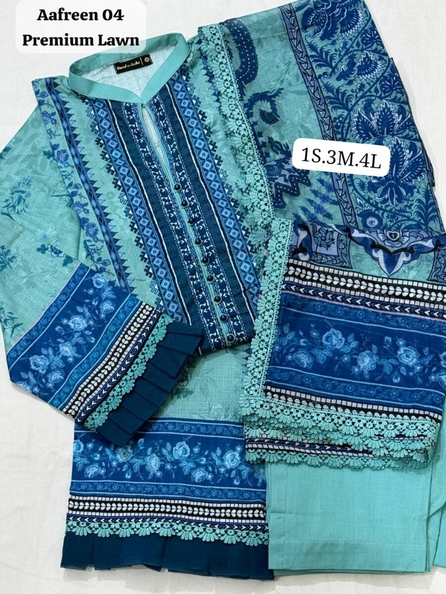 Digital printed premium lawn 10 design available