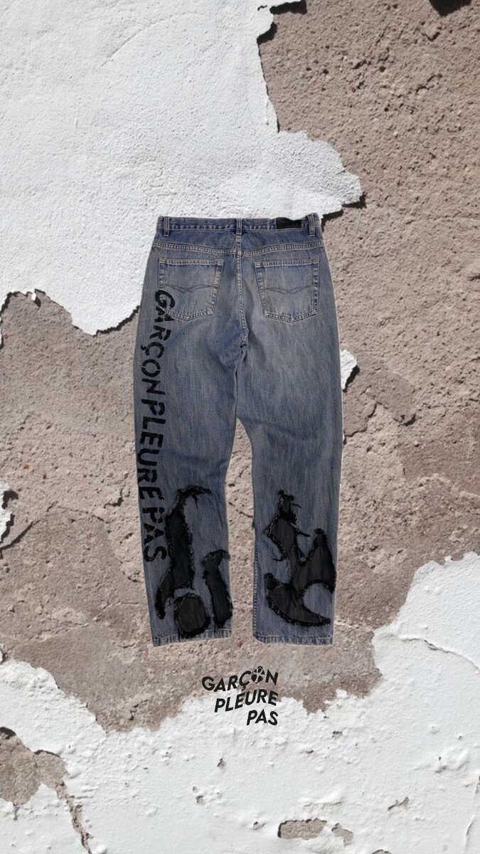 Jeans Baggy« GarçonPleurePas »