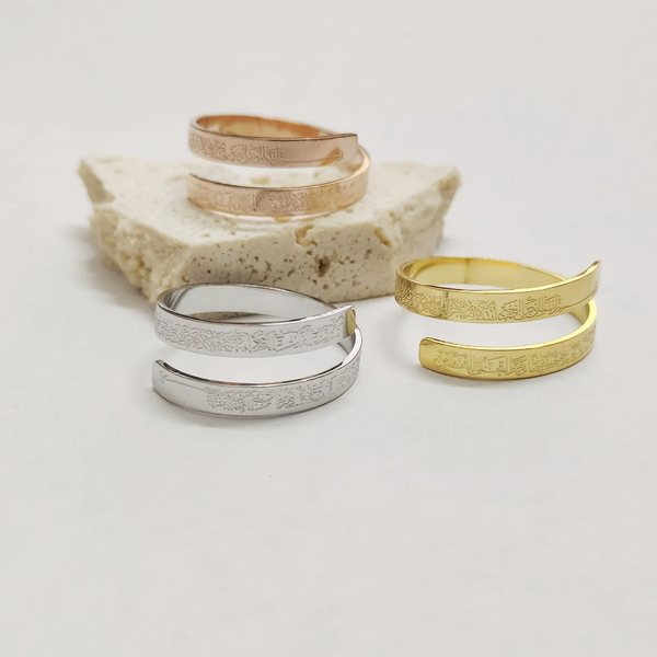 Bagues ajustables élégantes