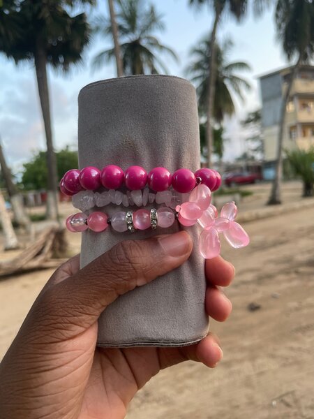 Bracelet charms rose