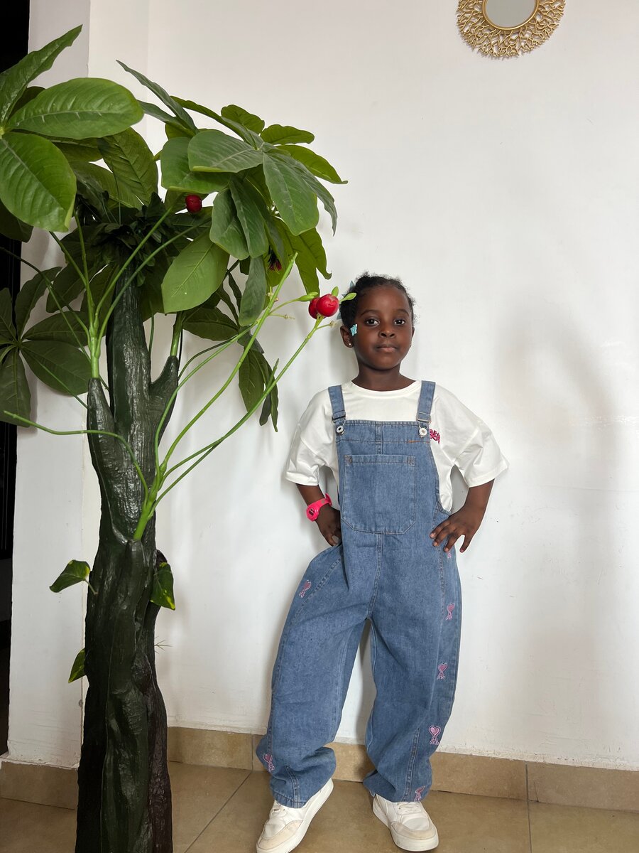 Ensemble Fille Salopette & T-shirt