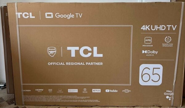 TCL 65 4K HDR Google TV With