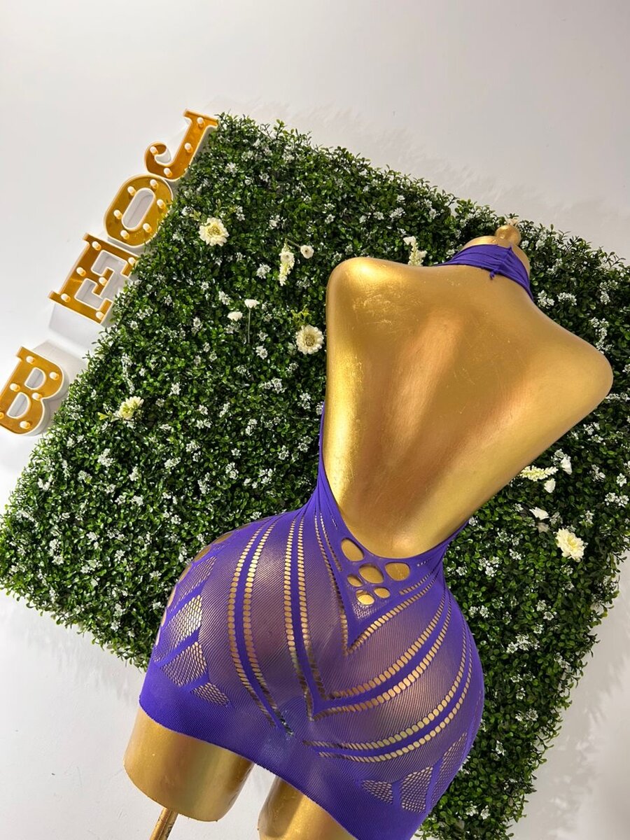 Robe moulante sexy crochet