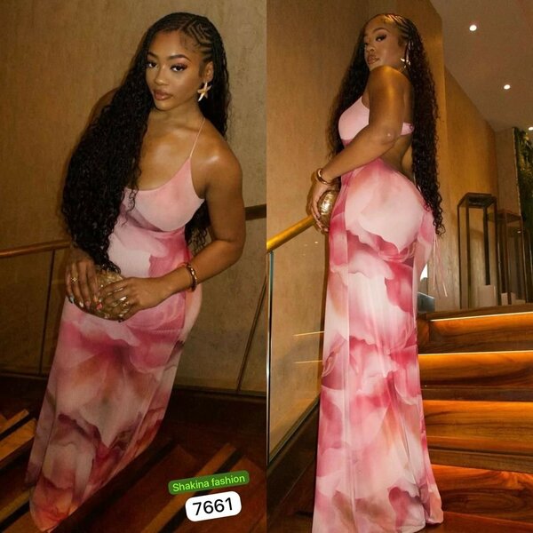 Robe Longue Florale Élégante