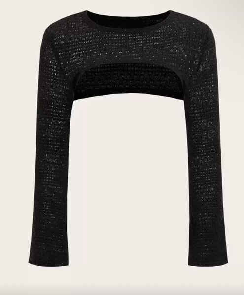 Boléro noir avec pouce