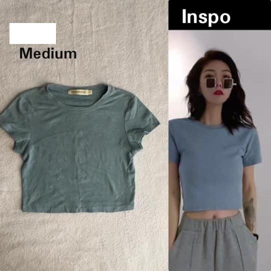 Salaula crop tops and tops