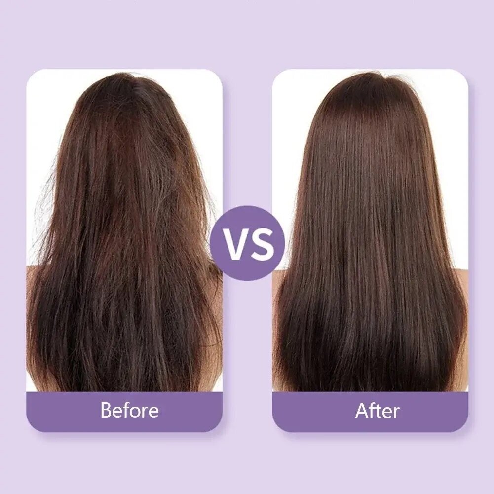 Peigne à lisser cheveux rechargeable