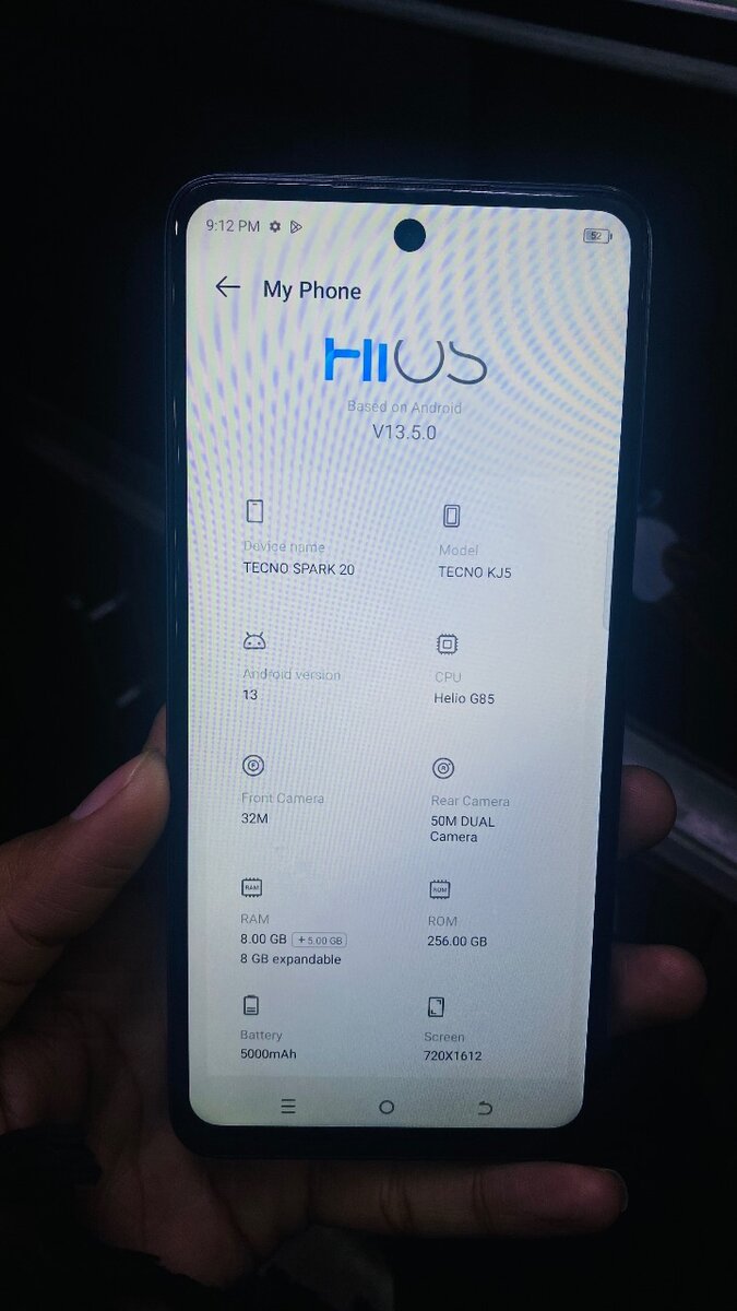 Tecno Spark 20 (8+8GB/256GB) Dual Sim offical PTA Approved..