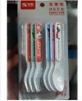 Colorful & Unbreakable: 6-Piece Baby Feeding Set (Spoons & Forks, BPA-Free)