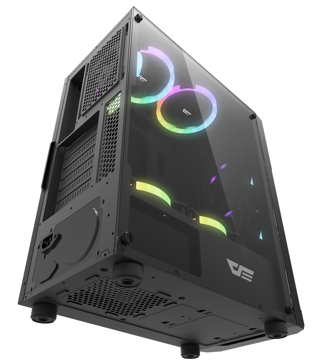 Promotion Gaming computer Case With 6 RGB fans  Full ATX