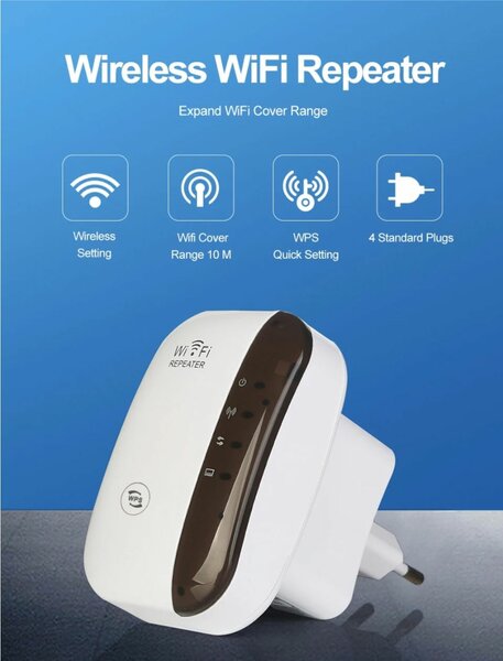 Répéteur WiFi Sans Fil Puissant