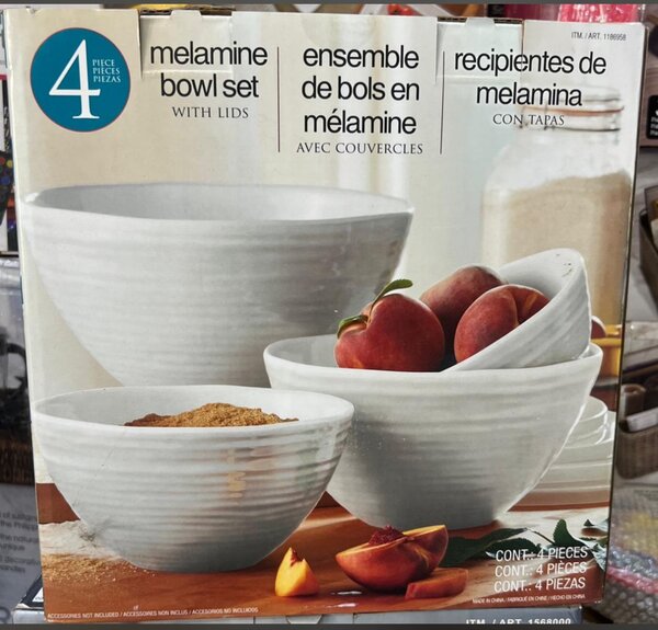 Melamine dinnerware set