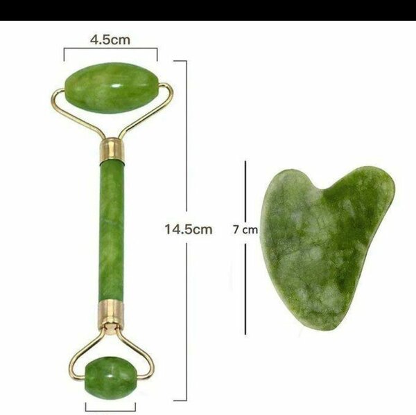 Rouleau et Gua Sha en jade