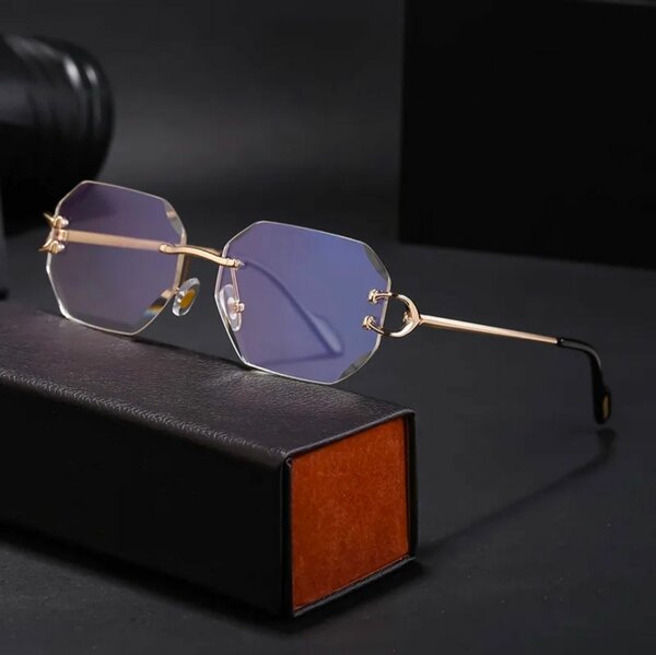 Lunettes octogonales élégantes