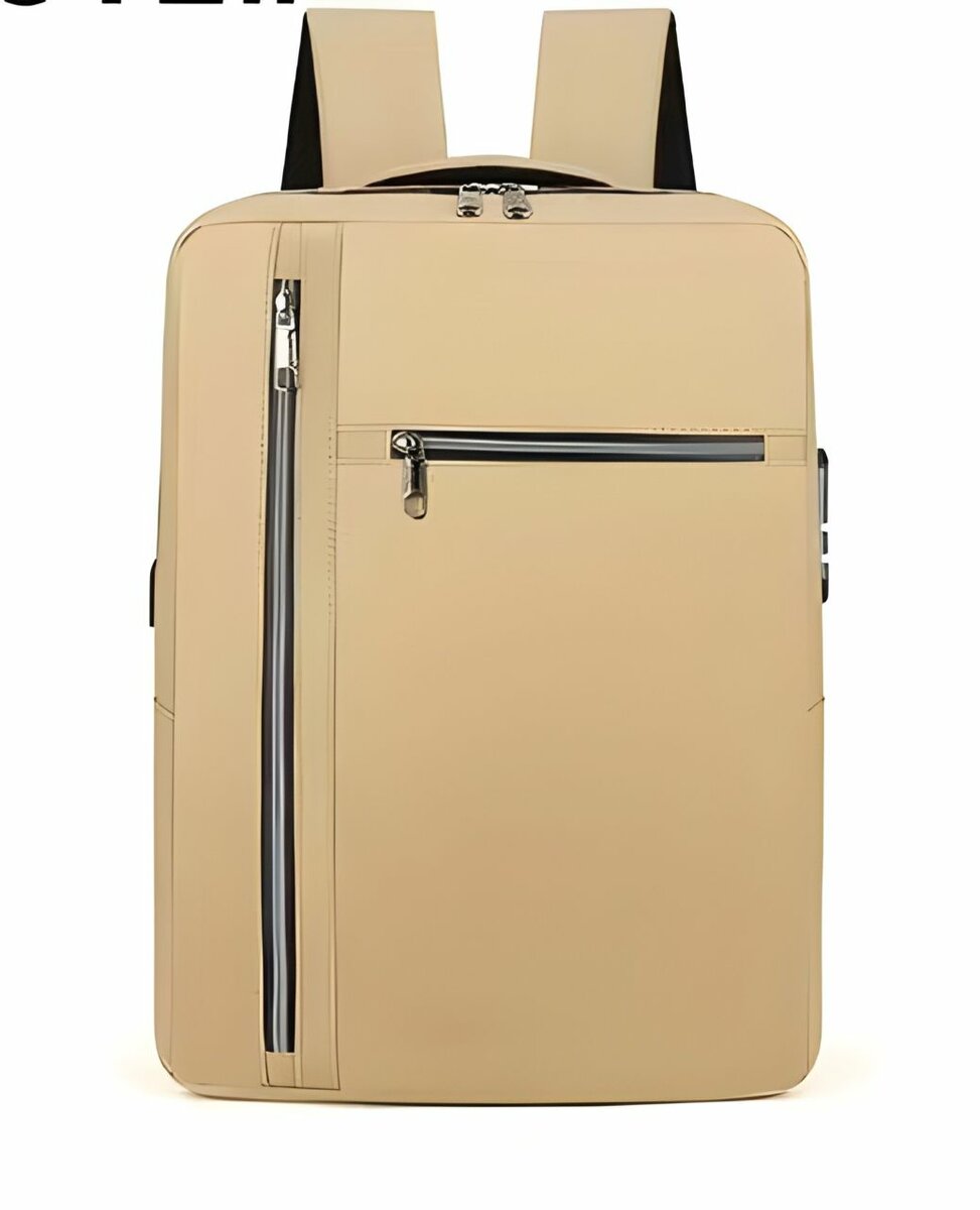 Double Zipped Laptop Backpack with USB port