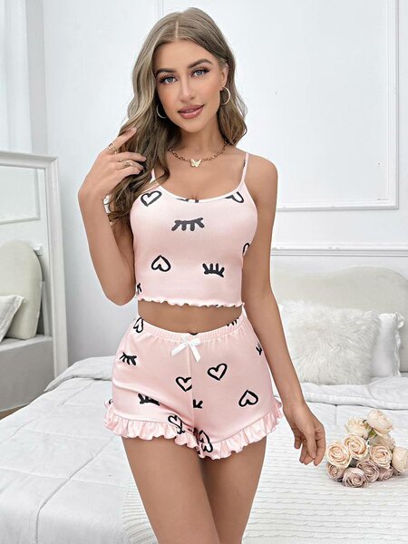 2 piece sleevesless lounge