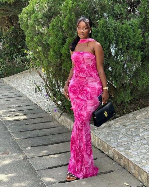 Longue robe de soiree