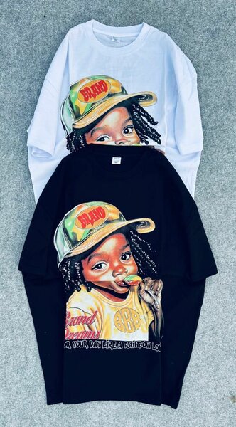 T-shirts graphiques colorés