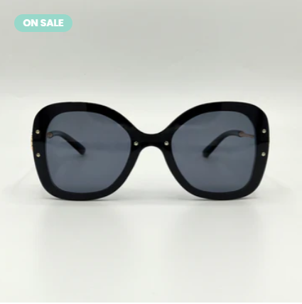 Cat Eye Metal Side Sunglasses For Women