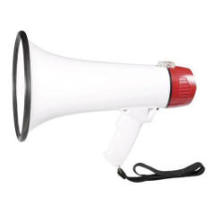 Megaphone Max - Blanc