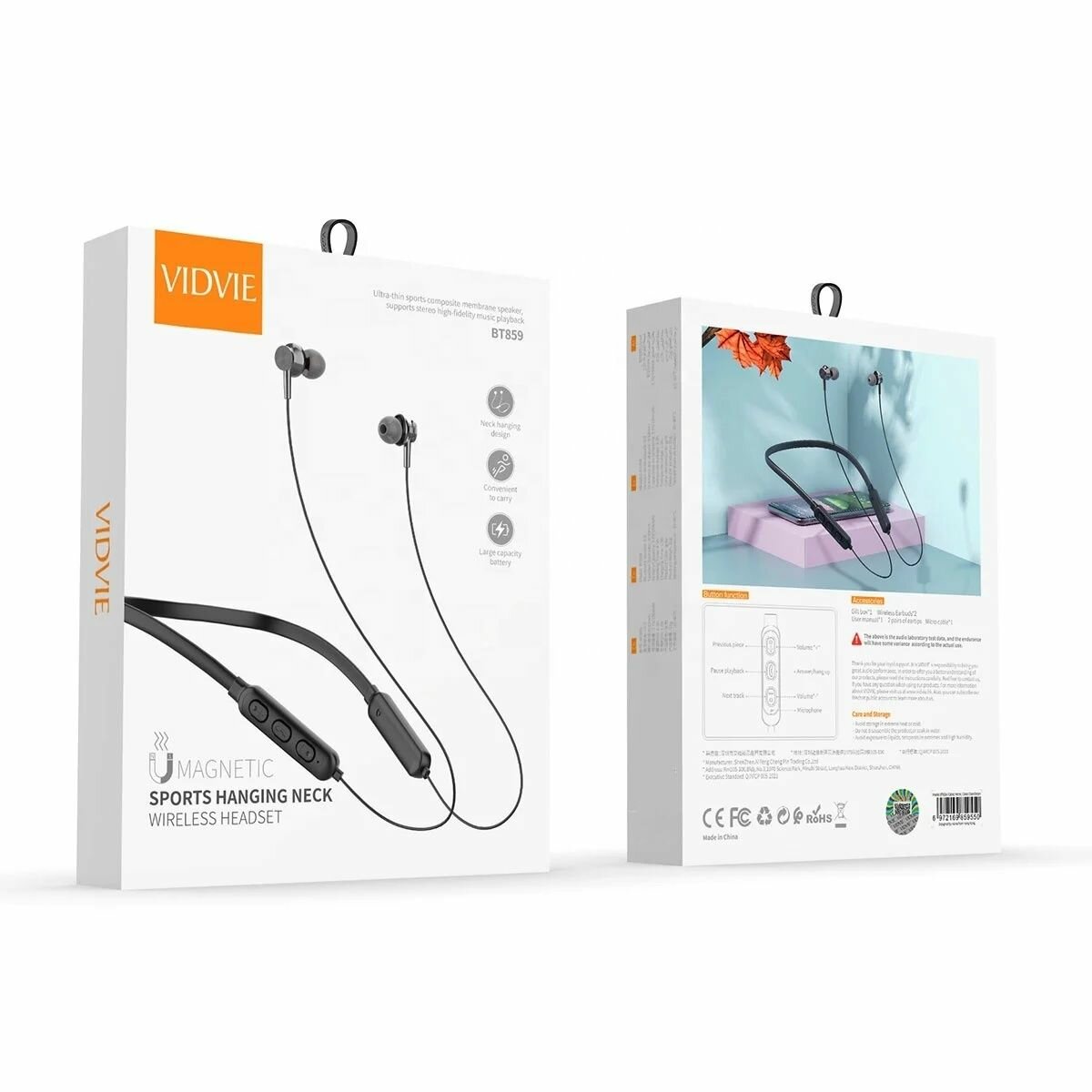 Écouteurs tour de cou sans fil