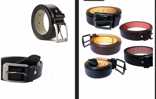 100% leather belt