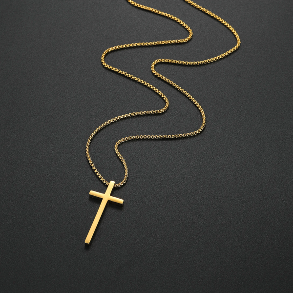 Collier croix en or