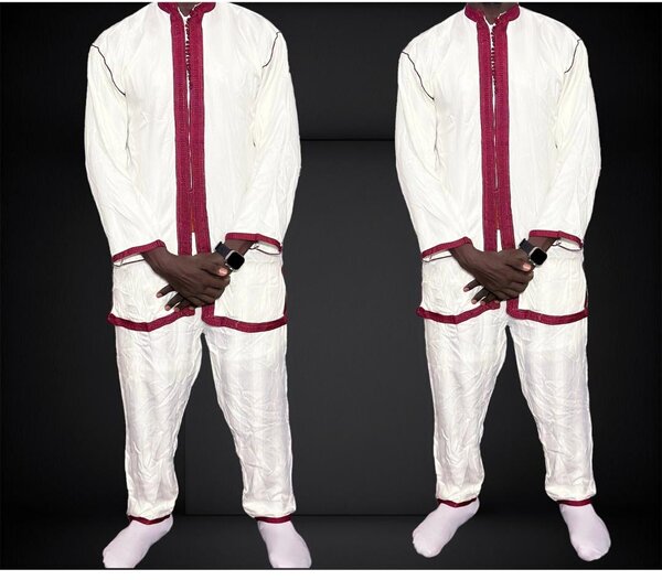 Boubou marocain homme 2 pièces