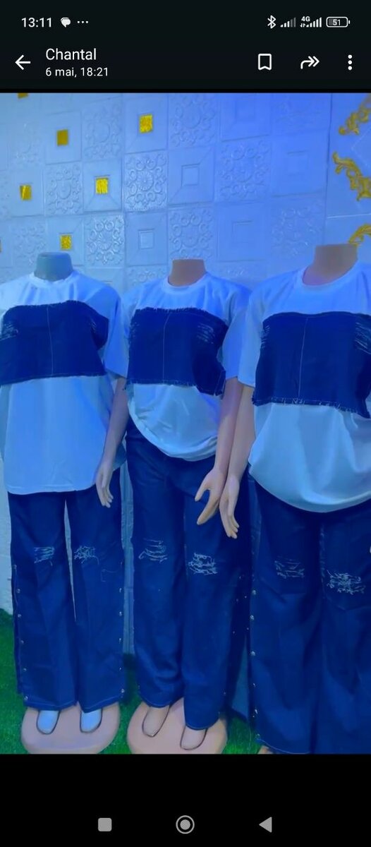 Tenue décontractée en coton