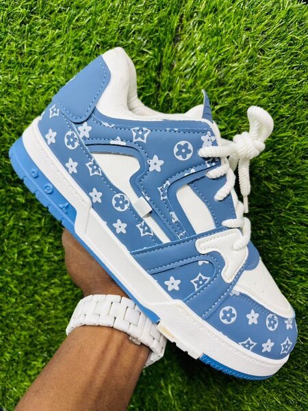 Baskets tendance multicolores