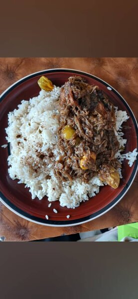 Plat mijoté avec riz
