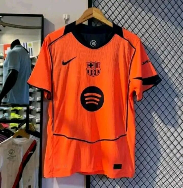 Maillot de football orange