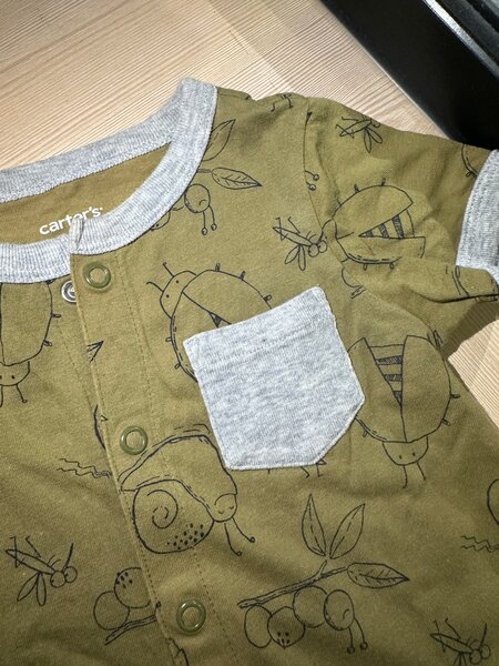 Pyjama bébé motif insectes