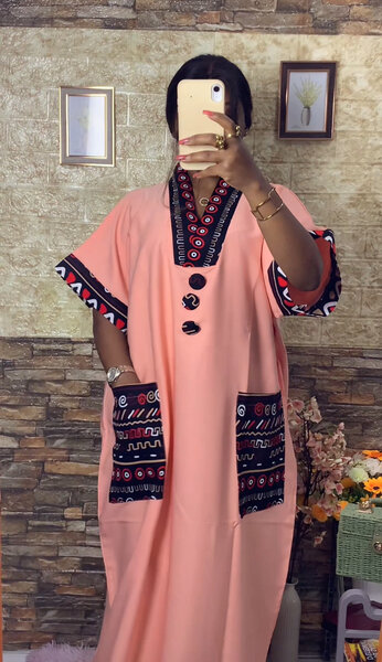 Tunique colorée en coton