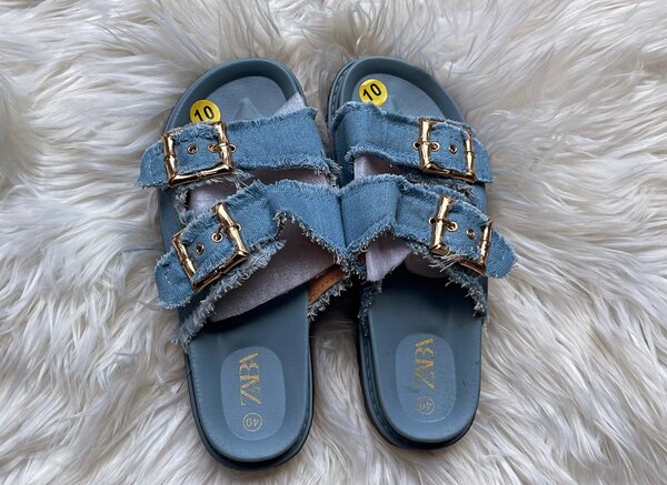 Sandales en jean confortables