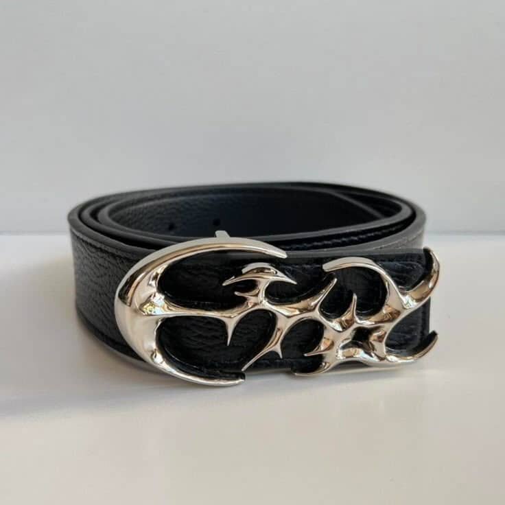 Ceinture design en cuir