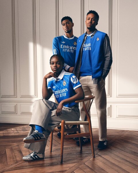 Maillot de Football Bleu Réal