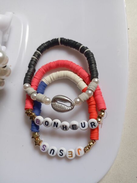 Lot de 3 Bracelet Multicolore