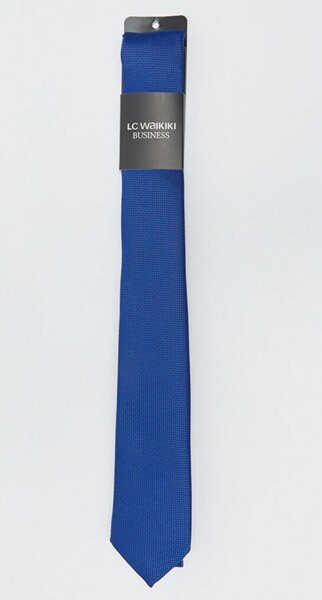 Cravate élégante bleue roie