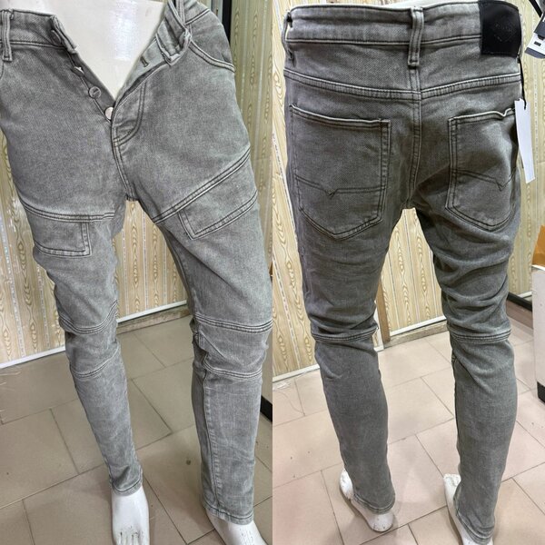 Jean cargo poches multiples