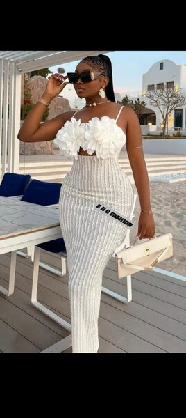 Robe élégante en maille