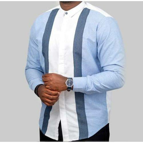 Chemise manches longues multicolore taille Xl