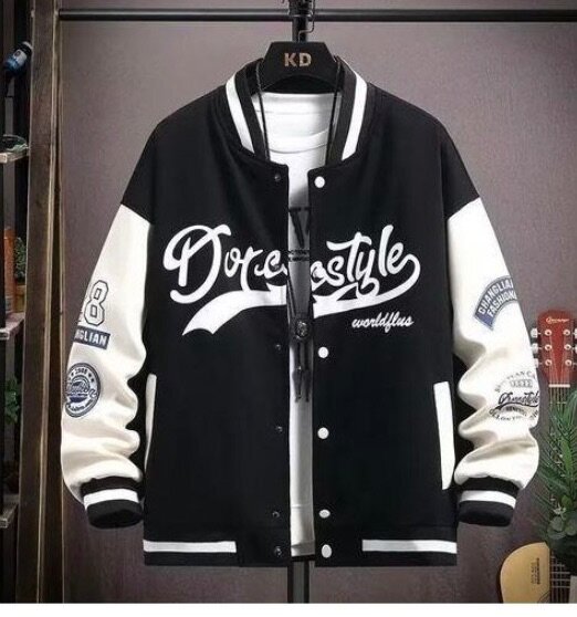 Veste universitaire noire élégante