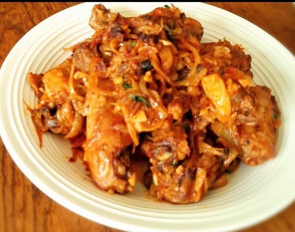 Poulet épicé savoureux(sauté)