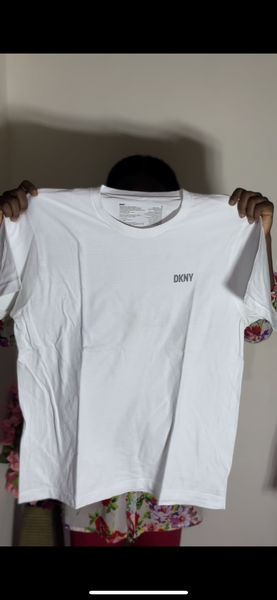 T-shirt blanc homme DKNY