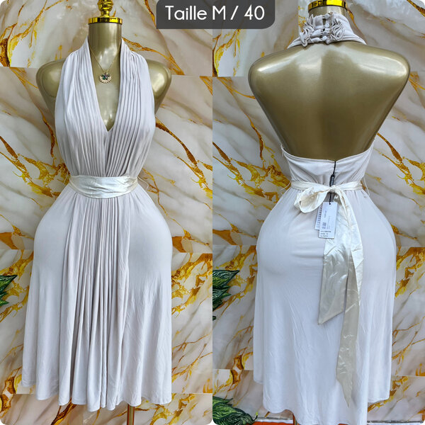 Robe élégante satinée