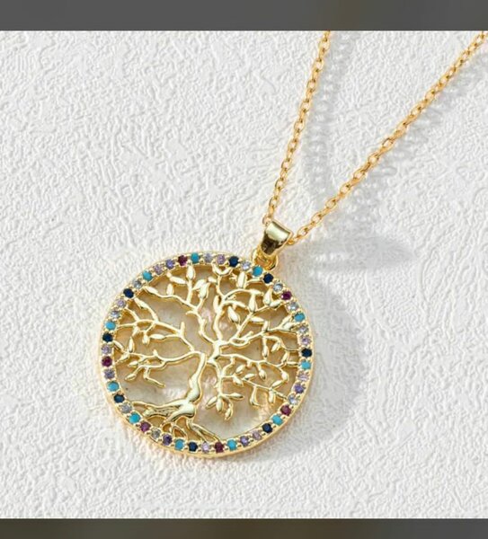 Gold Tree of Life Pendant